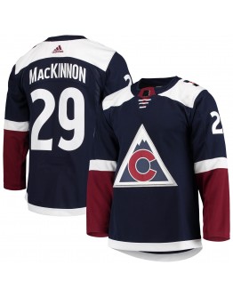 Nathan MacKinnon Colorado Avalanche adidas Alternate Primegreen Authentic Pro Player Jersey - Navy