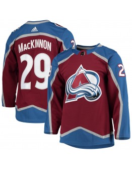 Nathan MacKinnon Colorado Avalanche adidas Home Primegreen Authentic Pro Player Jersey - Burgundy