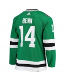 Jamie Benn Dallas Stars adidas Home Captain Patch Primegreen Authentic Pro Player Jersey - Kelly Green