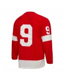 Gordie Howe Detroit Red Wings Mitchell & Ness Big & Tall 1960 Captain Patch Blue Line Player Jersey - Red