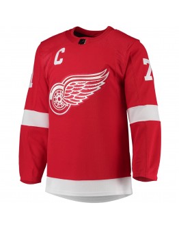 Dylan Larkin Detroit Red Wings adidas Home Captain Patch Primegreen Authentic Pro Player Jersey - Red