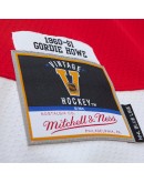 Gordie Howe Detroit Red Wings Mitchell & Ness 1960/61 Captain Patch Blue Line Player Jersey - Red