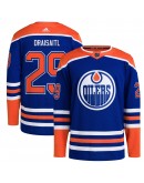 Leon Draisaitl Edmonton Oilers adidas Home Primegreen Authentic Pro Player Jersey - Royal