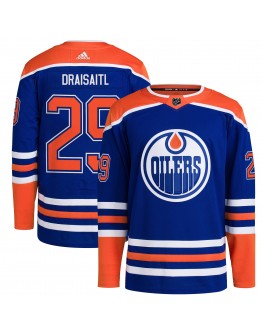 Leon Draisaitl Edmonton Oilers adidas Home Primegreen Authentic Pro Player Jersey - Royal