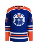 Leon Draisaitl Edmonton Oilers adidas Home Primegreen Authentic Pro Player Jersey - Royal