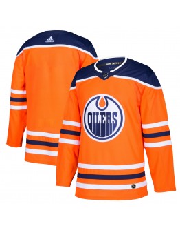 Edmonton Oilers adidas Home Authentic Blank Jersey - Orange