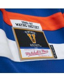 Wayne Gretzky Edmonton Oilers Mitchell & Ness 1986/87 Captain Patch Blue Line Player Jersey - Royal