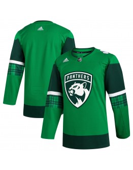  Florida Panthers adidas 2023 St. Patrick's Day Primegreen Authentic Jersey - Kelly Green