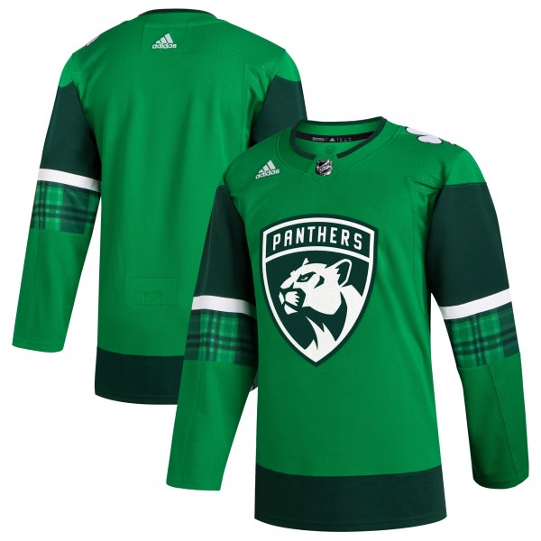  Florida Panthers adidas 2023 St. Patrick's Day Primegreen Authentic Jersey - Kelly Green