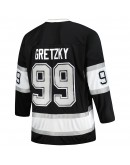 Wayne Gretzky Los Angeles Kings Mitchell & Ness Big & Tall 1992/93 Blue Line Player Jersey - Black