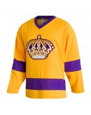 Los Angeles Kings adidas Team Classics Authentic Blank Jersey - Gold