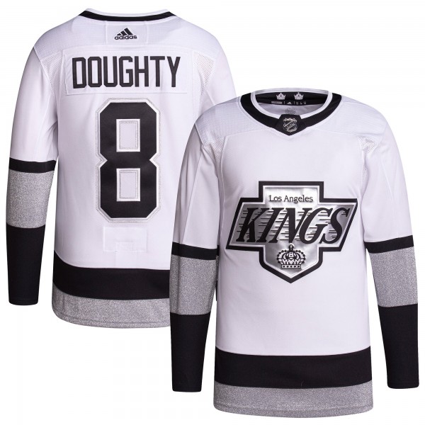 Drew Doughty Los Angeles Kings adidas 2021/22 Alternate Primegreen Authentic Pro Player Jersey - White