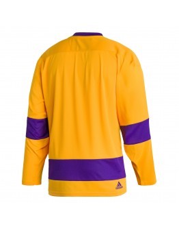 Los Angeles Kings adidas Team Classics Authentic Blank Jersey - Gold