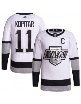 Anze Kopitar Los Angeles Kings adidas 2021/22 Alternate Primegreen Authentic Pro Player Jersey - White