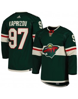 Kirill Kaprizov Minnesota Wild adidas Primegreen Authentic Pro Home Player Jersey - Green