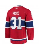 Carey Price Montreal Canadiens adidas Home Primegreen Authentic Pro Player Jersey - Red