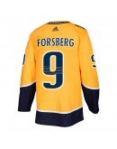 Filip Forsberg Nashville Predators adidas Authentic Player Jersey - Gold