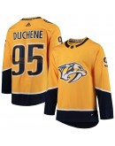 Matt Duchene Nashville Predators adidas Home Authentic Player Jersey - Gold