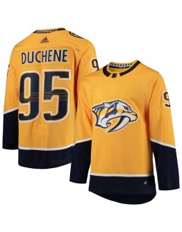 Matt Duchene Nashville Predators adidas Home Authentic Player Jersey - Gold