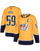 Roman Josi Nashville Predators adidas Home Authentic Player Jersey - Gold