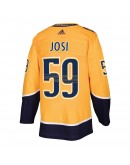 Roman Josi Nashville Predators adidas Home Authentic Player Jersey - Gold