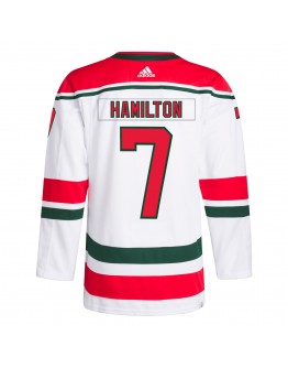 Dougie Hamilton New Jersey Devils adidas 2022/23 Heritage Primegreen Authentic Pro Jersey - White