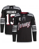 Nico Hischier New Jersey Devils adidas 2021/22 Alternate Primegreen Authentic Pro Player Jersey - Black