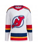 New Jersey Devils adidas Reverse Retro 2.0 Authentic Blank Jersey - White