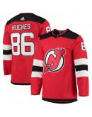 Jack Hughes New Jersey Devils adidas Home Primegreen Authentic Pro Player Jersey - Red