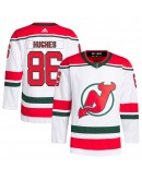 Jack Hughes New Jersey Devils adidas 2022/23 Heritage Primegreen Authentic Pro Jersey - White