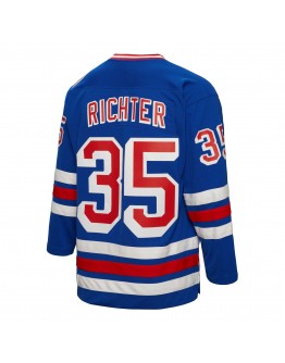 Mike Richter New York Rangers Mitchell & Ness 1993/94  Blue Line Player Jersey - Blue