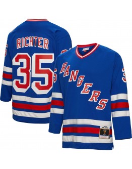 Mike Richter New York Rangers Mitchell & Ness 1993/94  Blue Line Player Jersey - Blue