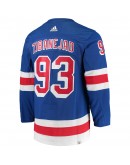 Mika Zibanejad New York Rangers adidas Home Primegreen Authentic Pro Player Jersey - Blue