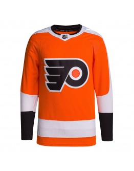 Philadelphia Flyers adidas Home Primegreen Authentic Pro Blank Jersey - Orange