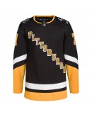 Evgeni Malkin Pittsburgh Penguins adidas 2021/22 Alternate Primegreen Authentic Pro Player Jersey - Black