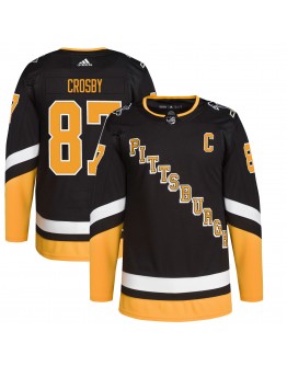 Sidney Crosby Pittsburgh Penguins adidas 2021/22 Alternate Primegreen Authentic Pro Player Jersey - Black