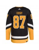 Sidney Crosby Pittsburgh Penguins adidas 2021/22 Alternate Primegreen Authentic Pro Player Jersey - Black