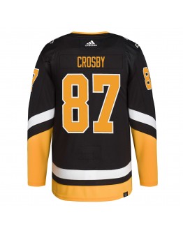 Sidney Crosby Pittsburgh Penguins adidas 2021/22 Alternate Primegreen Authentic Pro Player Jersey - Black