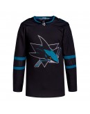 San Jose Sharks adidas Alternate Primegreen Authentic Pro Jersey - Black