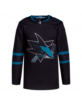 San Jose Sharks adidas Alternate Primegreen Authentic Pro Jersey - Black