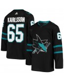 Erik Karlsson San Jose Sharks adidas Team Alternate Authentic Jersey - Black