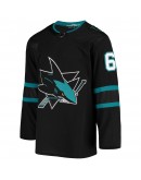 Erik Karlsson San Jose Sharks adidas Team Alternate Authentic Jersey - Black