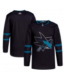 San Jose Sharks adidas Alternate Primegreen Authentic Pro Jersey - Black