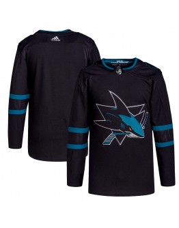 San Jose Sharks adidas Alternate Primegreen Authentic Pro Jersey - Black