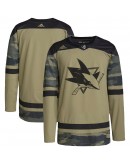 San Jose Sharks adidas Military Appreciation Team Authentic Practice Jersey - Camo