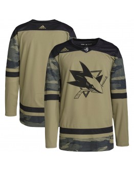 San Jose Sharks adidas Military Appreciation Team Authentic Practice Jersey - Camo