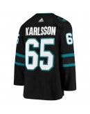 Erik Karlsson San Jose Sharks adidas Team Alternate Authentic Jersey - Black