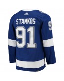 Steven Stamkos Tampa Bay Lightning adidas Home Captain Patch Primegreen Authentic Pro Player Jersey - Blue