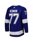 Victor Hedman Tampa Bay Lightning adidas Home Primegreen Authentic Pro Player Jersey - Blue