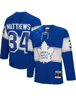 Auston Matthews Toronto Maple Leafs Mitchell & Ness 2017 Blue Line Player Jersey - Blue